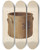 Triptych art skateboard deck of Nicholas Amantea Crock_12 by Nicholas Amantea (1900-1978)