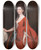 Triptych art skateboard deck of Joseph Wright Of Derby Portrait Of Dorothy Beridge Ne Gladwin by Joseph Wright Of Derby (1734-1797)