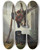 Triptych art skateboard deck of Jeanbaptiste Oudry The Dachshound Pehr With Dead Game And Rifle by Jean-Baptiste Oudry (1686-1755)