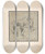 Triptych art skateboard deck of Bartolomeo Schedoni Study For A Figure Of Saint Joseph by Bartolomeo Schedoni (1578-1615)