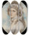 Triptych art skateboard deck of Andrew Plimer Portrait Of A Lady_2 by Andrew Plimer