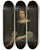 Triptych art skateboard deck of Hendrick Ten Oever Portrait Of A Lady With A Folding Fan by Hendrick Ten Oever (1639-1716)