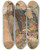 Triptych art skateboard deck of Leo Putz Schloss Tirol by Leo Putz (1869-1940)