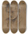 Triptych art skateboard deck of Johann Peter Krafft Portrtstudie Zu Erzherzog Karl Mit Seinem Stab In Der Schlacht Bei Aspern_2 by Johann Peter Krafft (1780-1856)