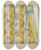Triptych art skateboard deck of Joseph Lubrano Printed Textile_4 by Joseph Lubrano