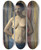 Triptych art skateboard deck of Flix Vallotton Nude With Blue Sash by Felix Vallotton (1865-1925)