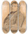 Triptych art skateboard deck of P C Skovgaard Portrt Af En Siddende Korpulent Mand I Halvfigur Trekvart Profil Mod Venstre by P C Skovgaard (1817-1875)