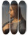 Triptych art skateboard deck of Marie Ellenrieder Brustbild Christi Im Profil by Marie Ellenrieder (1791-1863)