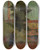 Triptych art skateboard deck of Franz Marent Gardner In A Park by Franz Marent (1895-1918)