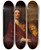 Triptych art skateboard deck of Ferdinand Bol Portrait Of A Man_4 by Ferdinand Bol (1616-1680)