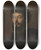Triptych art skateboard deck of Franz Von Lenbach The Architect Lorenz Gedon by Franz Von Lenbach (1836-1904)