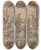 Triptych art skateboard deck of Gillesmarie Oppenord Study For A Decorated Initial A With The Annunciation by Gilles Marie Oppenord (1672-1742)