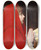 Triptych art skateboard deck of Jules Joseph Lefebvre The Red Cloak by Jules Joseph Lefebvre (1836-1911)