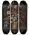 Triptych art skateboard deck of Bartolom Prez Stilllife_1 by Bartolome Perez (1634-1693)