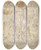 Triptych art skateboard deck of Hendrik De Clerck Christ On The Cross Between The Virgin And St John With Scenes Of The Passion In Thebackground by Hendrik de Clerck (1570-1630)