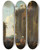 Triptych art skateboard deck of Nicolaes Pietersz Berchem Ruins In Italy by Nicolaes Pietersz Berchem (1620-1683)