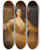 Triptych art skateboard deck of Jeanjosephbenjamin Constant Portrait Of An Elegant Lady by Jean-Joseph-Benjamin Constant (1845-1902)