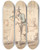 Triptych art skateboard deck of Thomas Rowlandson The Sailors Return From Active Service by Thomas Rowlandson (1756-1827)