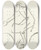 Triptych art skateboard deck of Henri Gaudierbrzeska A Cyclist by Henri Gaudier-Brzeska (1891-1915)