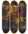 Triptych art skateboard deck of Jean Alaux Portrait Questre De Josias Comte De Rantzau 16091650 Marchal De France by Jean Alaux (1788-1858)