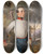Triptych art skateboard deck of Ernst Christian Moser Portrait Of August Gustav Steinbock In Uniform As Cadet Of A Dragone Regiment by Ernst Christian Moser (1815-1867)