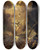 Triptych art skateboard deck of Abraham Hondius The Annunciation To The Shepherds by Abraham Hondius (1625-1695)