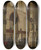 Triptych art skateboard deck of Hendrick Cornelisz Van Vliet View Of The Oude Kerk In Delft by Hendrick Cornelisz. van Vliet (1611-1675)