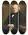 Triptych art skateboard deck of Pauljacquesaim Baudry Portrait Of Fortun De Vergs by Paul-Jacques-Aim Baudry (1828-1886)