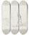 Triptych art skateboard deck of John Flaxman Hamlet Angels And Ministers Of Grace Defend Us by John Flaxman (1755-1826)