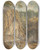 Triptych art skateboard deck of John White Abbott Slate Quarry At Widecombe Devon by John White Abbott (1763-1851)