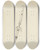 Triptych art skateboard deck of Frederic Remington Pipe Illustration From The Song Of Hiawatha by Frederic Remington (1861-1909)