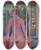 Triptych art skateboard deck of Ernst Ludwig Kirchner Nude Woman At Window_1 by Ernst Ludwig Kirchner (1880-1938)