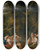 Triptych art skateboard deck of Peter Van Halen The Bath Of Diana And Callisto by Peter Van Halen (1612-1687)