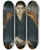 Triptych art skateboard deck of Pierreauguste Renoir Madame Douard Bernier Marieoctaviestphanie Laurens 18381920 by Pierre-Auguste Renoir (1841-1919)