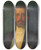 Triptych art skateboard deck of Bernhard Sterman King Gustaf V_1 by Bernhard Osterman (1870-1938)