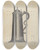 Triptych art skateboard deck of Francis Borelli Pewter Mug by Francis Borelli