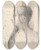 Triptych art skateboard deck of Odilon Redon Brunnhilde The Twilight Of The Gods by Odilon Redon (1840-1916)