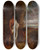 Triptych art skateboard deck of Robert Walter Weir Last Of The Mohicans by Robert Walter Weir (1803-1889)