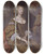 Triptych art skateboard deck of Henri Gascar Diana Countess Of Ailsbury by Henri Gascar (1635-1701)