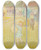Triptych art skateboard deck of Leonard Leslie Brooke Little Boy Carrying Bag Of Wool by Leonard Leslie Brooke (1862-1940)