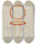 Triptych art skateboard deck of Tulita Westfall Bracelet by Tulita Westfall