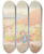 Triptych art skateboard deck of Leonard Leslie Brooke Jack Fell Down And Broke His Crown by Leonard Leslie Brooke (1862-1940)