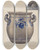 Triptych art skateboard deck of Charlotte Sperber Jar by Charlotte Sperber