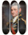 Triptych art skateboard deck of Gilbert Stuart Majorgeneral Henry Dearborn by Gilbert Stuart (1755-1828)