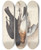 Triptych art skateboard deck of Johanna Fosie Studie Af To Dde Solsorte Han Og Hun Ophngt I Snor P En P En Krog by Johanna Fosie (1726-1764)