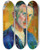 Triptych art skateboard deck of Magnus Enckell Selfportrait by Magnus Enckell (1870-1925)