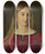 Triptych art skateboard deck of Friedrich Wilhelm Schadow Portrait Of Maria Potocka Ne Rzewuska by Friedrich Wilhelm Schadow (1788-1862)