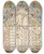 Triptych art skateboard deck of Theo Nieuwenhuis Kalenderblad Voor Juni 1898 by Theo Nieuwenhuis (1866-1951)