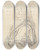 Triptych art skateboard deck of John Vanderbank Portrait Of A Gentleman by John Vanderbank (1694-1739)