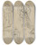 Triptych art skateboard deck of Marius Bauer Figuren In Kostuums Uit 1350 En 1370 by Marius Bauer (1867-1932)